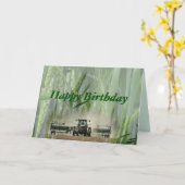 カンザスのムギ農家は大事な行事を2862カスタマイズ カード (黄色い花)