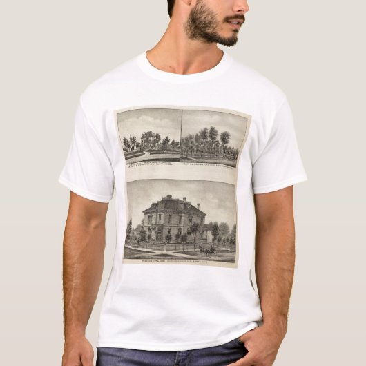 カンザスの住宅 Tシャツ (正面)