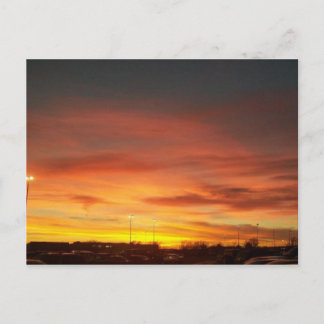 カンザスの夕日 ポストカード