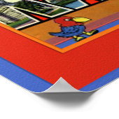 カンザスの大きな手紙の挨拶 ポスター (角)