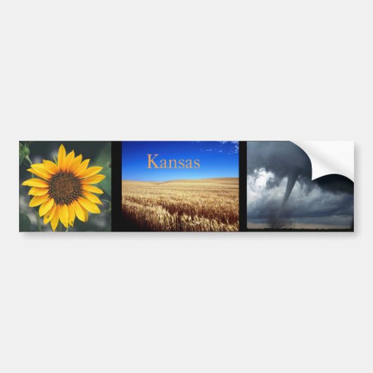 カンザスの好み バンパーステッカー (正面)