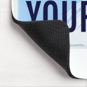 カンザスの州のシールのナンバープレート マウスパッド (コーナー)