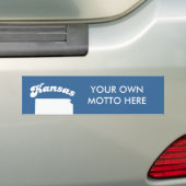 カンザスの州のモットーのTシャツのTシャツ バンパーステッカー (車上)