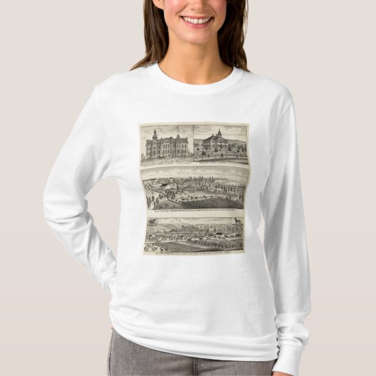 カンザスの州の師範学校 Tシャツ (正面)