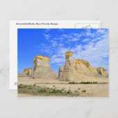 カンザスの巨大岩石 ポストカード (正面/裏面)