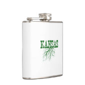 カンザスの根単語の芸術 フラスク (右)