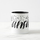 カンザスの水玉模様のマグ マグカップ (中央)