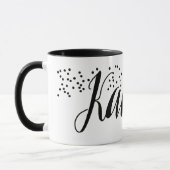 カンザスの水玉模様のマグ マグカップ (左)