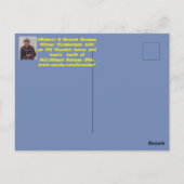 カンザスの疑問に思冬の陸送カード。 ポストカード (裏面)