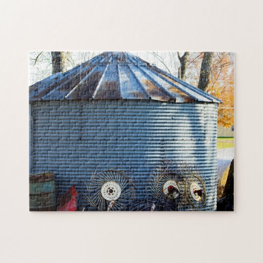 カンザスの秋。 ジグソーパズル (横)