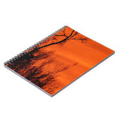 カンザスの美しいオレンジ色の日の出 ノートブック (左側)