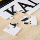 カンザスの農場の風車 ジグソーパズル (側面)