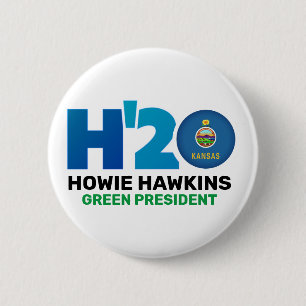 カンザスはHowie 2020を欲しがっている 缶バッジ