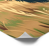 カンザスアメリカンバイソン ポスター (角)