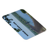 カンザスウィルソン湖ダムスクエアマグネット マグネット (右側)