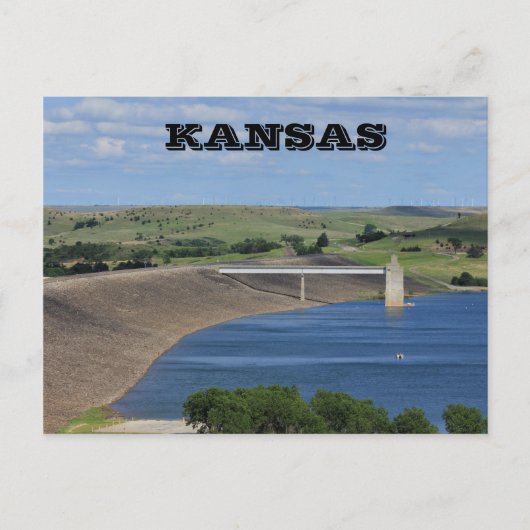 カンザスウィルソン湖南ルーカスKsポストカード ポストカード (正面)