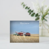 カンザスウィート収穫はがき ポストカード (スタンド正面)