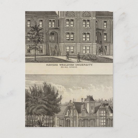 カンザスウェスレヤン大学 ポストカード (正面)