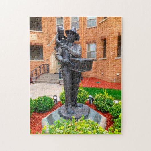 カンザスオルガングラインダー。 ジグソーパズル (縦)