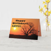 カンザスオレンジサンセットグリーティングカード カード (黄色い花)