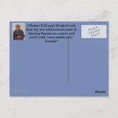 カンザスカントリーウィンドミルポストカード ポストカード (裏面)