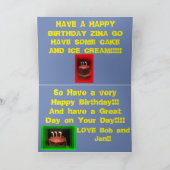 カンザスカントリーウィンドミル(スカイグリーティングカード付き) カード (内部)