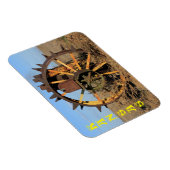 カンザスカントリーメールボックスアンティークリムマグネット マグネット (右側)