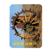 カンザスカントリーメールボックスアンティークリムマグネット マグネット (縦)