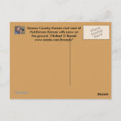 カンザスカントリー馬のポストカード ポストカード (裏面)