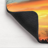 カンザスクリスマスウィンドミルサンセットマウスパッド マウスパッド (コーナー)