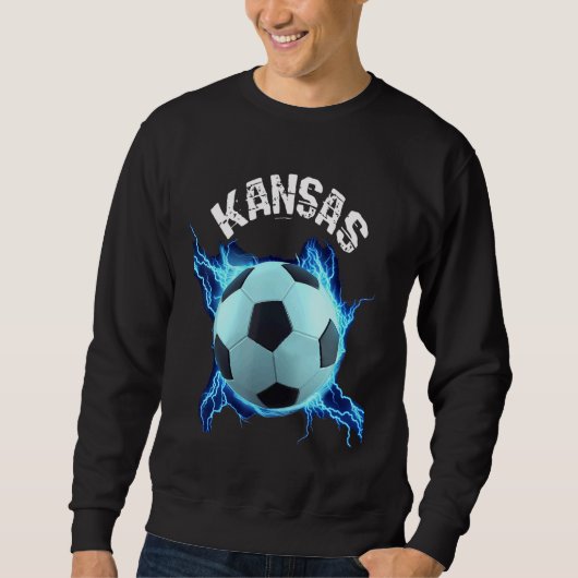 カンザスサッカーレトロ スウェットシャツ (正面)