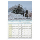 カンザスサンセットとランドスケープカレンダー。 カレンダー (1月 2026)