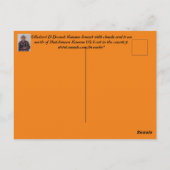 カンザスサンセットウィンドミルシルエットポストカード ポストカード (裏面)