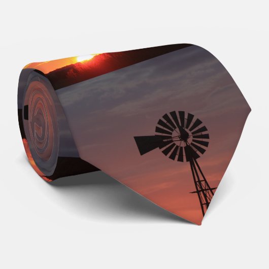 カンザスサンセットウィンドミルタイ ネクタイ (ロール)