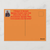 カンザスサンセットツリーシルエットポストカード ポストカード (裏面)