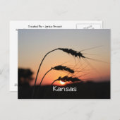 カンザスサンセットポストカード ポストカード (正面/裏面)