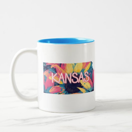 カンザスサンフラワー ツートーンマグカップ (左)