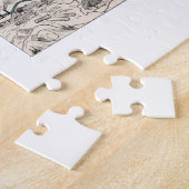 カンザスシェイプ寒山ヴィンテージ写真の地図 ジグソーパズル (側面)