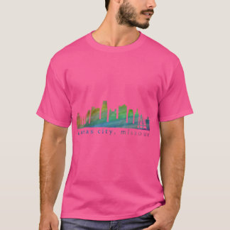カンザスシティのスカイライン ペイント1 Tシャツ