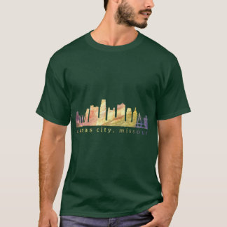 カンザスシティのスカイライン ペイント 3 Tシャツ