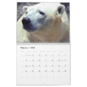 カンザスシティの動物園動物 カレンダー (2月 2026)