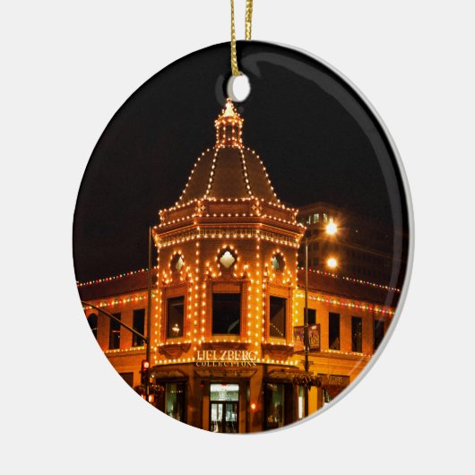 カンザスシティの広場ライト セラミックオーナメント (左)