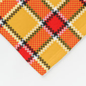 カンザスシティの責任者のフットボール・チームは格子縞を着色します フリースブランケット (角)