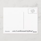 カンザスシティの都心の図書館は駐車場を予約します ポストカード (裏面)