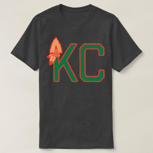 カンザスシティアローヘッドKCMO KCK 10 Tシャツ (デザイン正面)