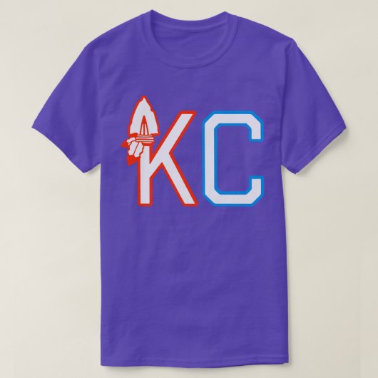 カンザスシティアローヘッドKCMO KCK 16 Tシャツ (デザイン正面)