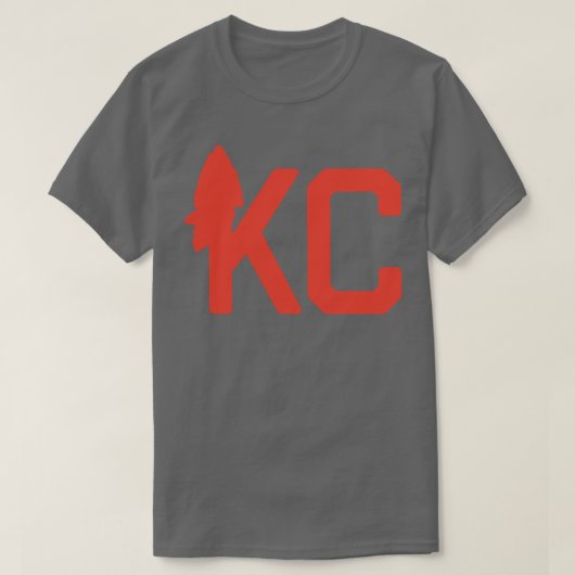 カンザスシティアローヘッドKCMO KCK 4 Tシャツ (デザイン正面)