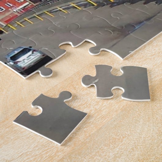 カンザスシティカンザス州クリスマスグリーティングス ジグソーパズル (側面)