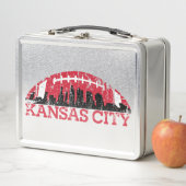 カンザスシティサッカーヴィンテージメタルランチボックス メタルランチボックス (インサイチュ)
