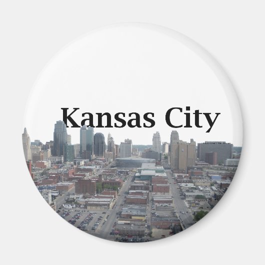 カンザスシティスカイラインとカンザスシティインザスカイ マグネット (正面)